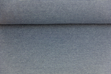 Bündchen gestreift, grau, 0,5 m